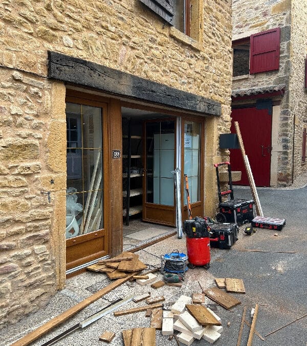 Mise aux normes incendie d&rsquo;un magasin de bières à Oingt – Beaujolais