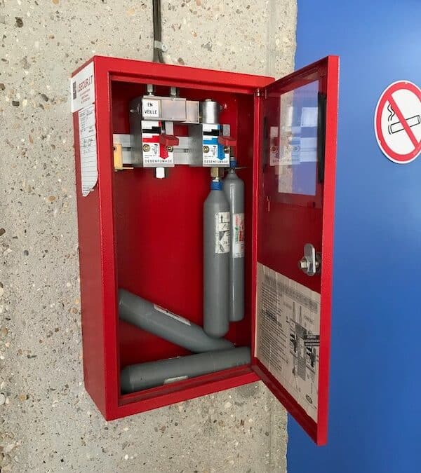 Mise en place de la sécurité incendie dans un nouveau bâtiment à Ambérieu-en-Bugey